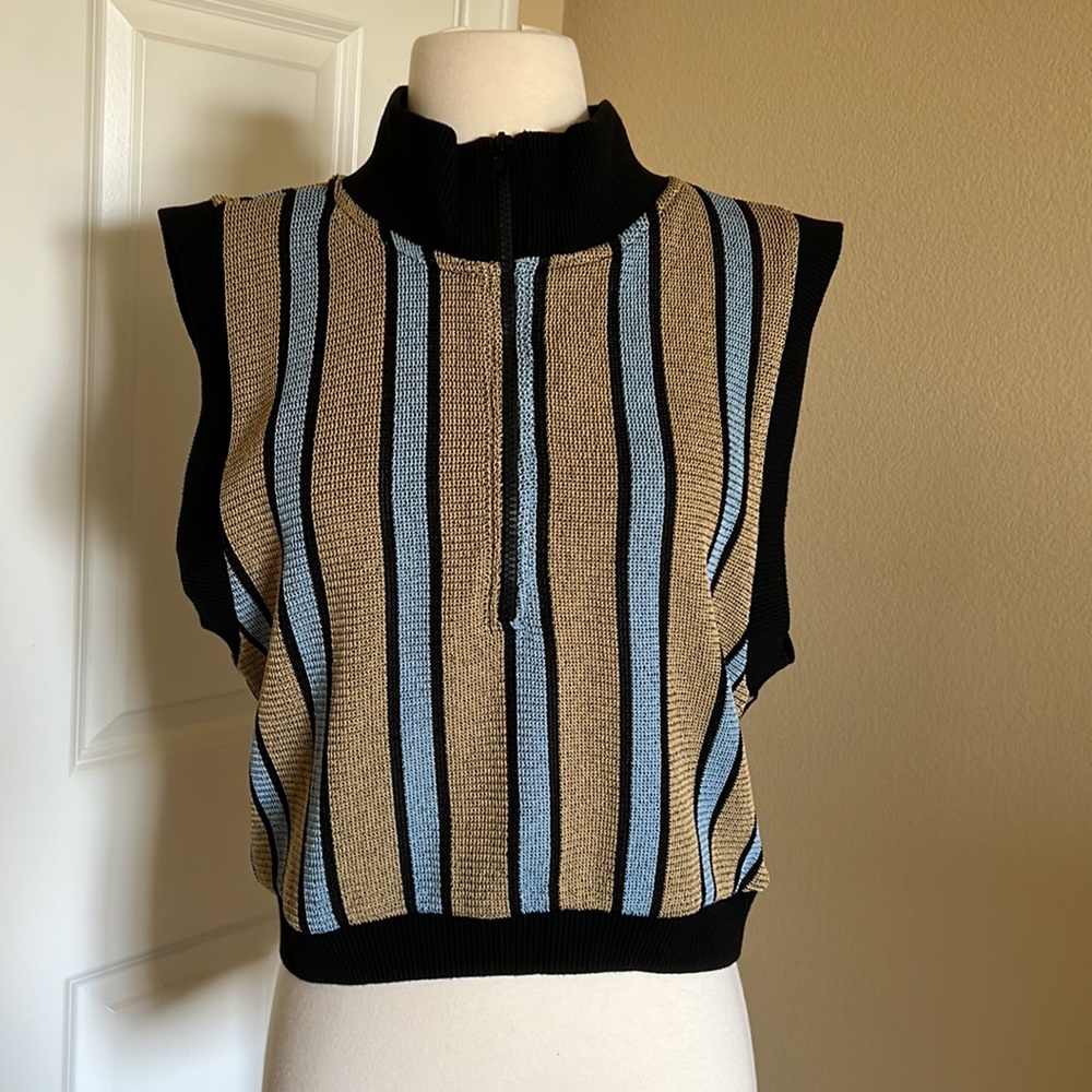 Half zip up vest